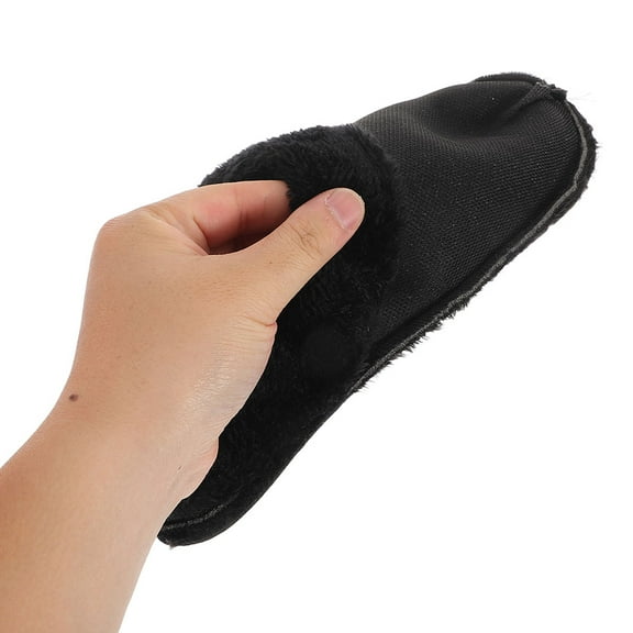 ETHZZLE 2Pairs Plush Fleece Clog Inserts Removable Warm Footbed Liners for Home Use