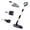 Silver, variant on Heavy Duty Ice Scraper for Car, 3-in-1 Retractable Snow Removal Tool with Brush, Detachable Extendable Handle for Windshield, Portable Winter Car Accessory