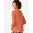 thumbnail image 2 of Joyspun Women's Hacci Knit Sleep Top, Sizes S to 3X, 2 of 3
