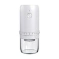 thumbnail image 1 of Luzkey Electric Coffee Bean Grinder Ceramic Burr Grinder Multipurpose Automatic Grinder Ceramic Burr for RV Office Camping Traveling white, 1 of 8