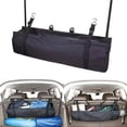 thumbnail image 2 of Car Trunk Organizer, Backseat Hanging Large Storage with Adjustable Straps, Waterproof Collapsible Cargo Bag with 4 Pockets, Sturdy Space Saver Frees Trunk Floor for SUV, Truck, MPV, 2 of 6