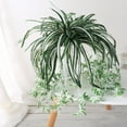 thumbnail image 6 of SunnyDee Artificial Spider Plant, Silk Faux Chlorophytum Comosum Fake Spider Hanging Plant Decor for Outdoor Indoor Home Garden Office Decoration, 6 of 7