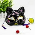 thumbnail image 5 of Xinhuaya Kitsune Fox Masks Half Face Cosplay Masks Cat Animal Costume Masquerade Party Assecories for Cosplay Costume Masquerade Drama Halloween Supplies, 5 of 5
