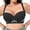 Black01, variant on Daily Five Row Bra for Women Underwire Deep V Push-up Anti-Sagging Smooth C Cup Solid Natural Bust 3 Pack