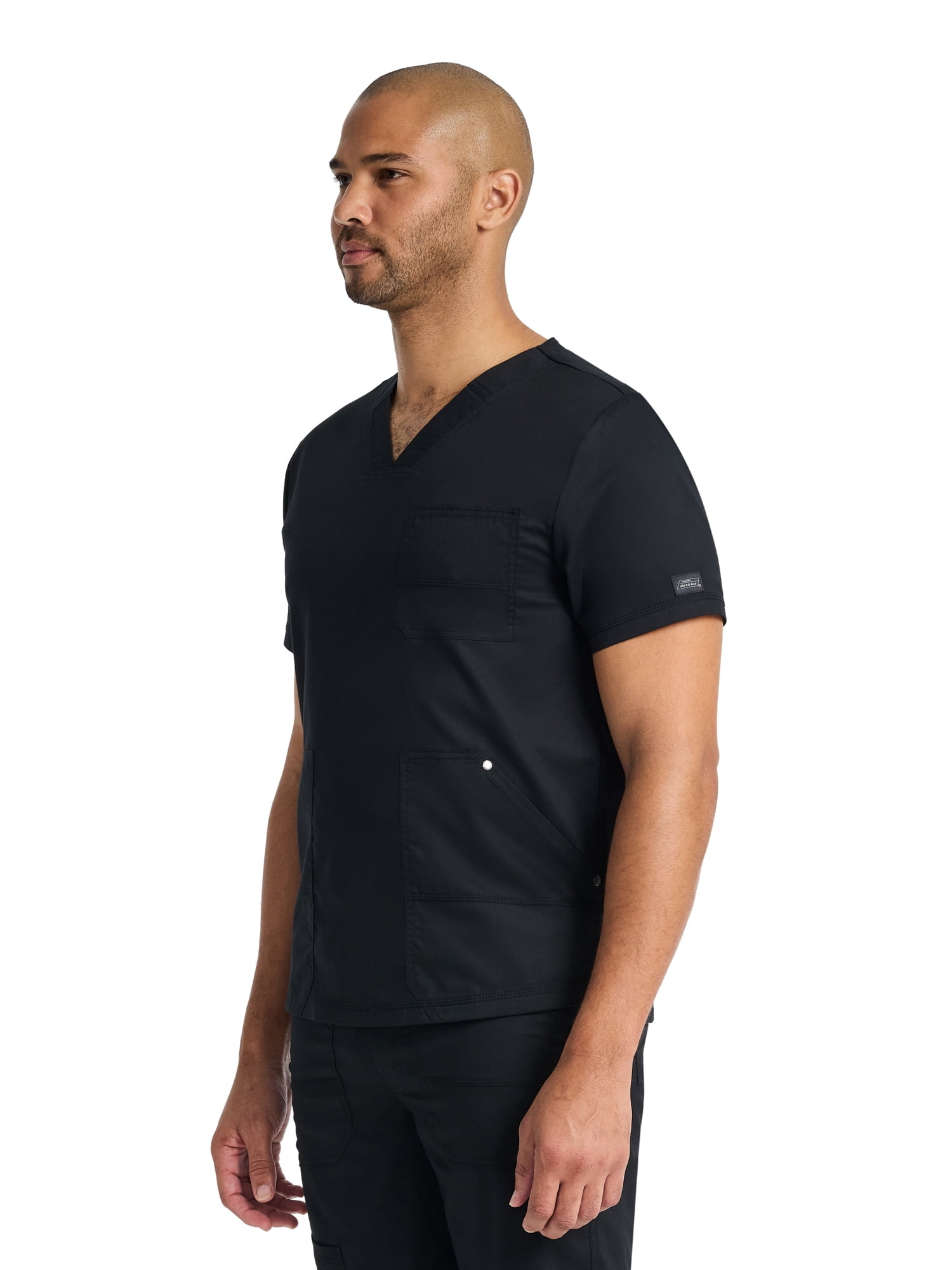 Genuine Dickies Men's Stretch V-Neck Scrub Top