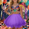 thumbnail image 2 of RMGVDSD Candy Color Tutu Skirt For Girls Performance Dance Ballet Layered Party Wear Tulle Fluffy Tutu Skirt Princess Pettiskirt Fashion 3-8 Years, 2 of 4