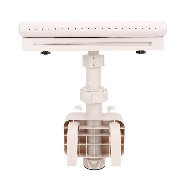 Above Ground Pool Fountain, 360 Degree Rustproof Pool Waterfall Fountain Sturdy with LED Light for Outdoor Decor