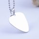 thumbnail image 3 of WEUVEB Charm Necklace with Shiny Black Cord and Rust Resistant Stainless Steel Guitar Pick Pendant, 3 of 7