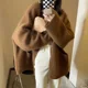 thumbnail image 3 of Cárdigan de punto con cuello en V para mujer, suéter de invierno con botones para mujer, rosa, manga larga, moda coreana de lujo Y2k, Corea fría 2024, 3 of 5