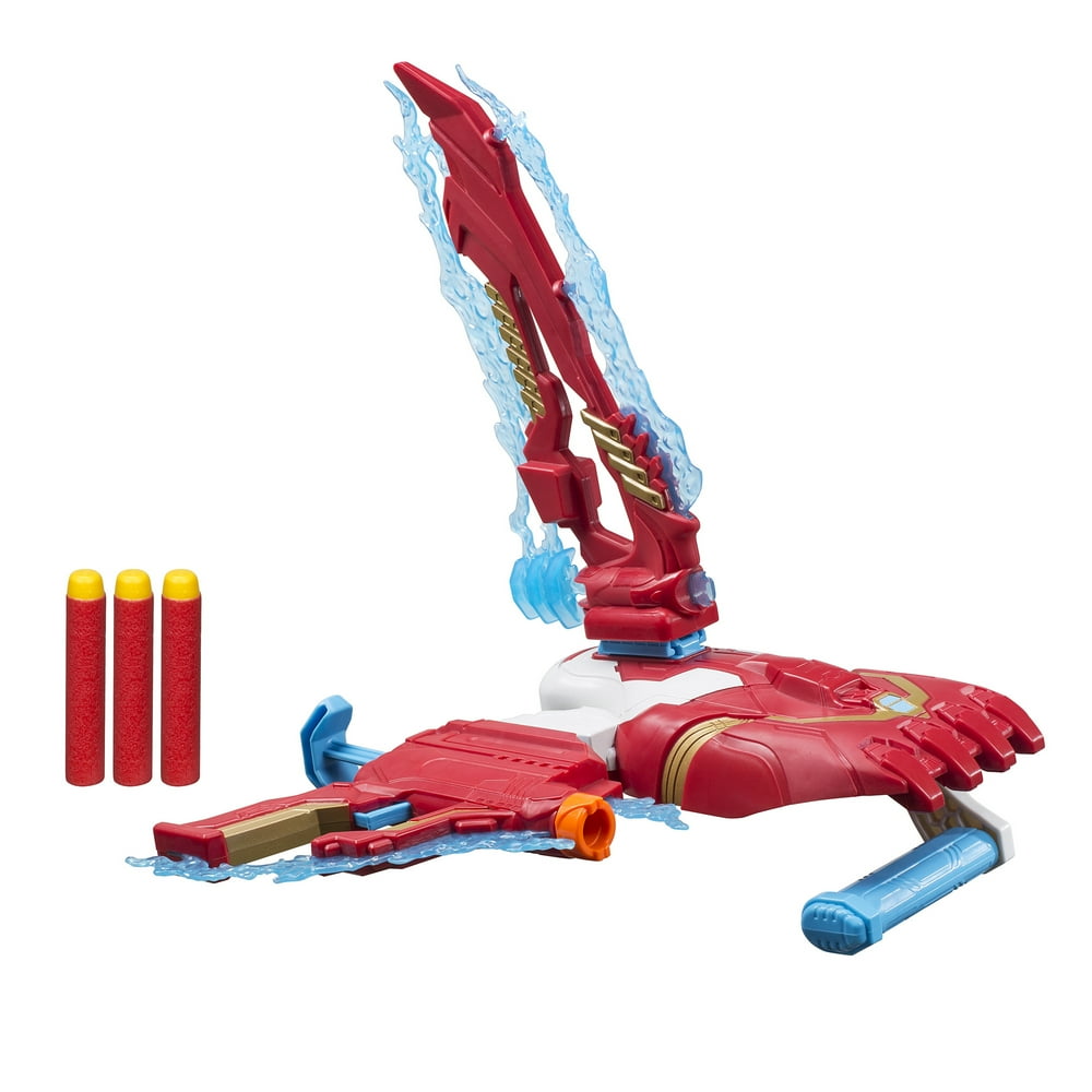 nerf marvel avengers power moves iron man repulsor blast blaster handschoen