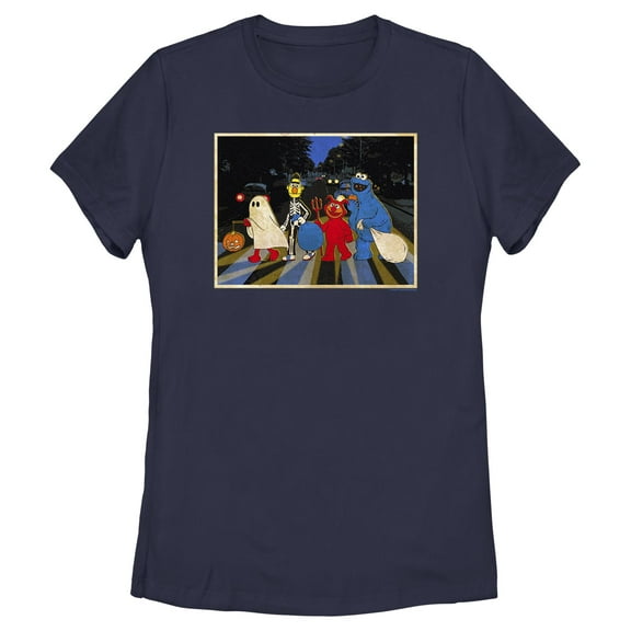 Women's Sesame Street Halloween Abbey Road Graphic T-Shirt