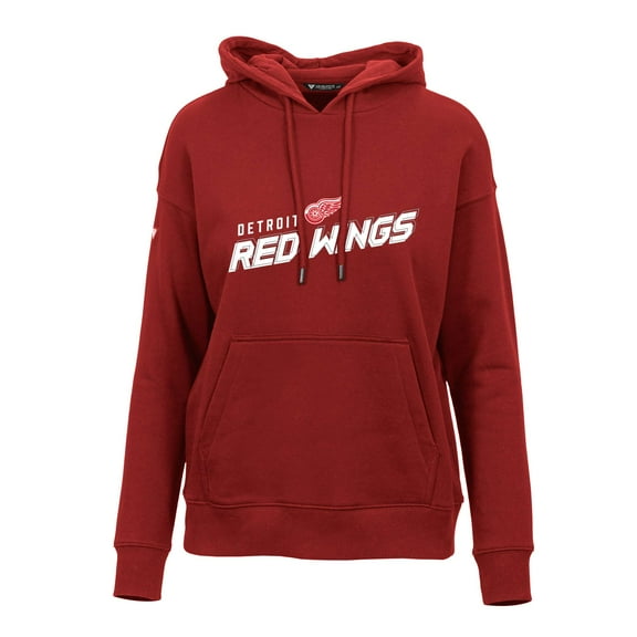 Women's Levelwear Red Detroit Red Wings Adorn Premier 2.0 Fleece Pullover Hoodie