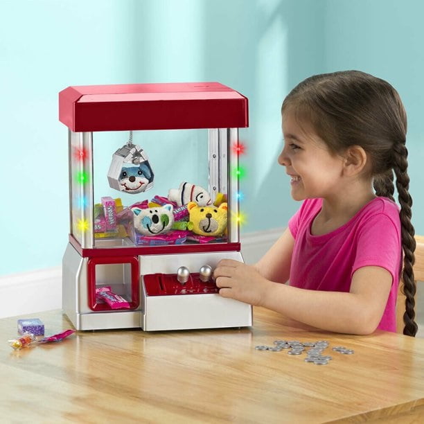 Define Essentials The Claw Toy Grabber Machine avec lumières clignotantes  et sons et peluche animale – Comprend