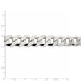 thumbnail image 4 of 925 Sterling Silver 14mm Beveled Curb Chain Necklace Pendant Charm, 4 of 9