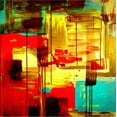 thumbnail image 2 of Art.com Abstract Hand Draw Acrylic Painting Composition Stretched Canvas Print Wall Art by karakotsya, 30" x 30", 2 of 4