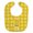 Ice Pop Popcicle Face Gingham Yellow, variant on Ice Pop Popsicle Face Gingham Baby Bib