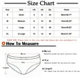thumbnail image 2 of YI YI Seamless Thongs for Women No Show Thong V-waisted Stretch Breathable Sexy Panties Underwear M Red, 2 of 2