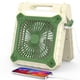 thumbnail image 1 of Farol LED AddAcc con ventilador solar, 10 pulgadas, temporizador de 3 velocidades, 2,2 kg, 1 of 8
