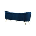 thumbnail image 7 of Meridian Furniture Margo Navy Velvet Sofa, 7 of 7