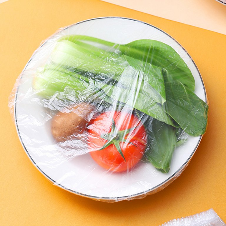 Disposable Food Cover Plastic Bag Elastic Wrap Food Lid Bowl Dish