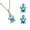 8#, variant on Gifts For Women Fashion Women's Tortoise Earrings Necklace Set Ornaments Animal Series Jewelry Christmas Gifts