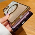thumbnail image 6 of for iPhone 14 Pro Max Magnetic Case Compatible with MagSafe,Full Protection  Glitter Case with Camera Lens Protector Anti-Scratch Dust-Proof Net Case for iPhone 14 Pro Max Purple, 6 of 16