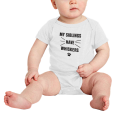 thumbnail image 2 of My Siblings have whiskers Funny Infant Boys Girl Baby Bodysuit, 2 of 5