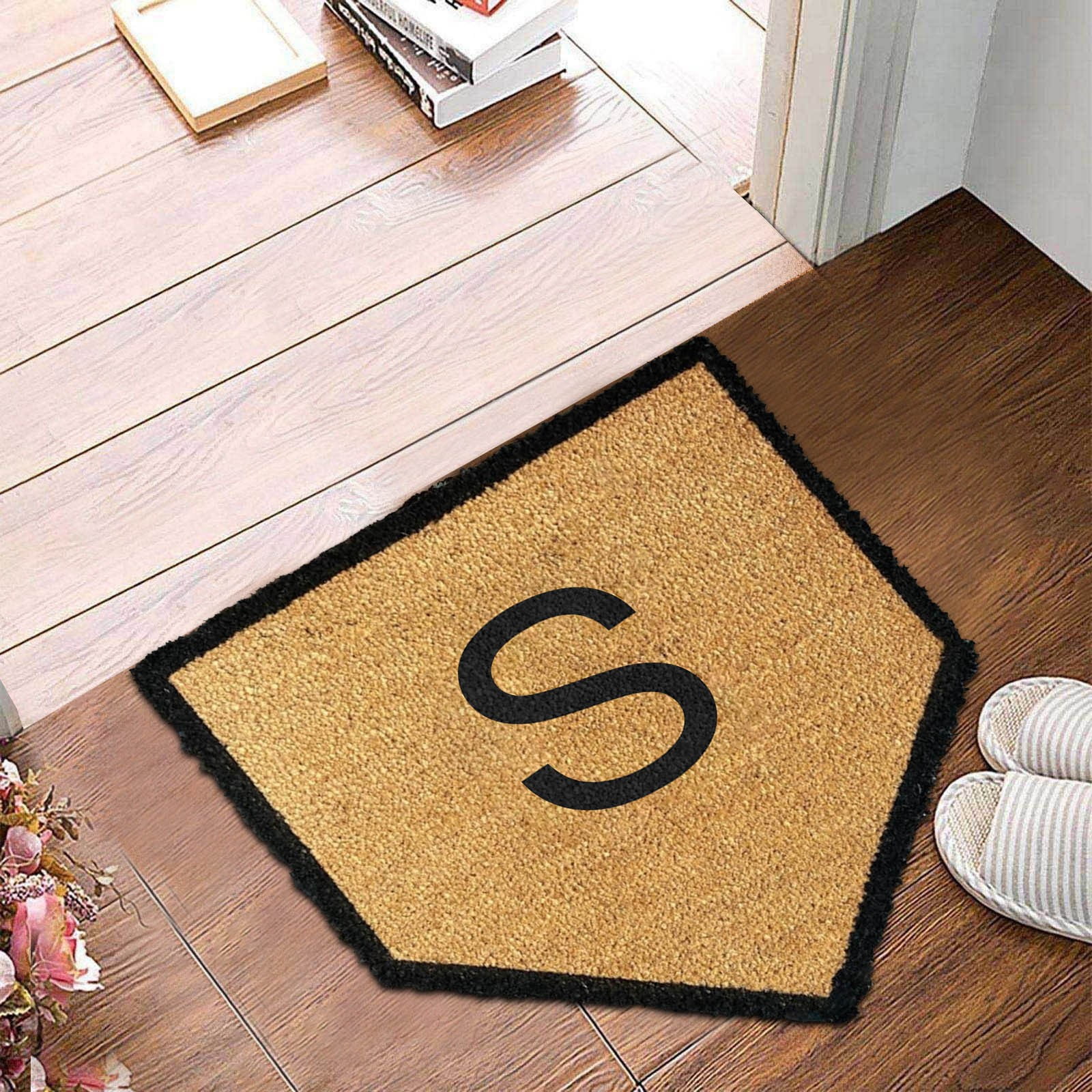 Camper Door Mat,16x24in Home is Where You Park It Doormat Non-Slip Bath