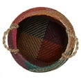 thumbnail image 3 of POINTERTECK -Seagrass Baskets Foldable Storage Basket Patchwork Wicker Rattan Straw Garden Flower Pot Planter Laundry Basket, 3 of 7