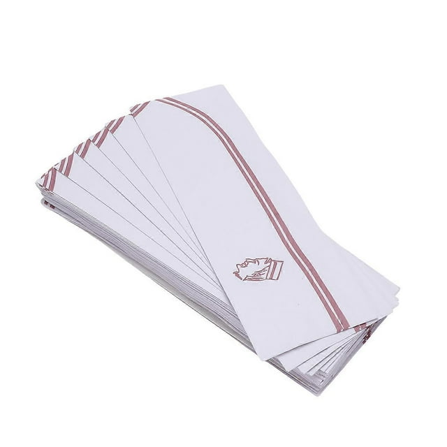 50 Pieces Disposable Chef Hats Lightweight Paper Headgear for Cooks Coffee Color One Size Fits Most