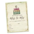 thumbnail image 2 of Inkdotpot 30 Bridal Shower InvitationsTravellingWedding Fill-In Style Invites Blank Invites, 2 of 8