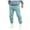 Light Blue, variant on Men's Autumn Winter High Street Loose Sports Running Sweater Pants