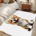 thumbnail image 5 of Watercolor Cute Puppy Area&nbsp;Rug 4x6ft Modern Cartoon Animal Non-Slip&nbsp;Washable Square&nbsp;Rugs Soft Felt Indoor Floor Mat for Bedroom Kitchen Living Room Bathroom, 5 of 9