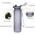 thumbnail image 3 of Brimma Premium Sports Water Bottle with Leak Proof Flip Top Lid - Eco Friendly & BPA Free Tritan Plastic - Must Have for The Gym, Yoga, Running, Outdoors, Cycling, and Camping, 3 of 6