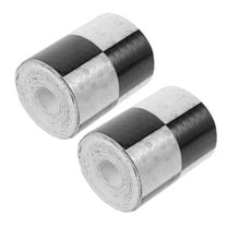 GOOHOCHY 2 Rolls Reflective Tape Black White Checkered Reflective Tape Outdoor Waterproof Adhesive Trailer Tape Safety Warning Tape Reflector Conspicuity Tape for Trailer Trucks