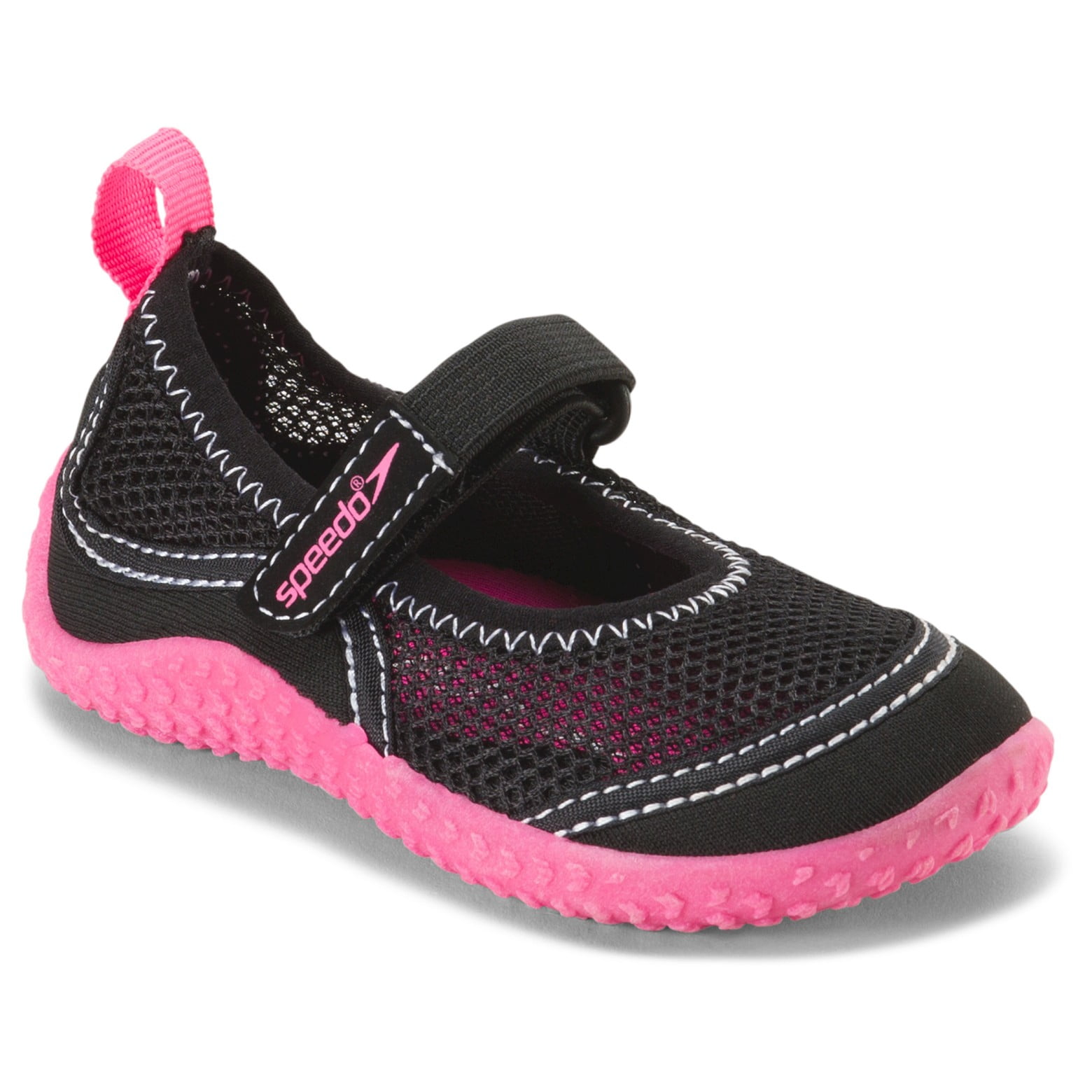 Speed Speedo Toddler Girls Mary Jane Water Shoes Black (Small) 5/6