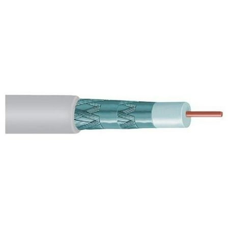 - Vextra V621QWB/V621QB Quad Shield RG6 Solid Copper Coaxial Cable, 1000', White