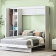 thumbnail image 2 of Full size, white - Fold into cabinet, easy to operate - Small apartment, guest room / Save space with simple usage, 2 of 2