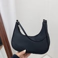 thumbnail image 1 of Bolso de hombro de nailon Macarena Negro Monedero de hombro, 1 of 8