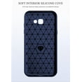 thumbnail image 6 of REQO Phone Case for Samsung Galaxy A7 2017 with Tempered Glass Screen Protector Cover and Cell Accessories Silicone Slim Soft Rubber Protective Gaxaly 7A SM A720 A720F Women Men Carbon Fiber Blue, 6 of 7