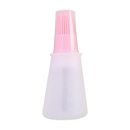 

TUOBARR Cleaning Supplies Clearance Silicone Oil Bottle Brush With Scale Seasoning Oil Pot Baking BBQ Oil Brush