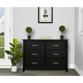 thumbnail image 4 of Dream On Me Universal Double Dresser in Black and Gold, 4 of 5