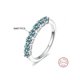thumbnail image 1 of 1pc Fashionable S925 Sterling Silver Moissanite Ring, Diamond Tester Passed, Ideal Choice For Simple & Classic Gift, Suitable For Women's Daily Wear, Available In Size 5-9, 1 of 5