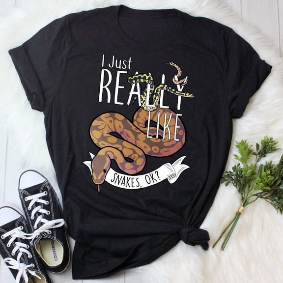 A Cute Hognose Snake Themed Pet Reptile Lover Gift Unisex T-Shirt up to 5XL