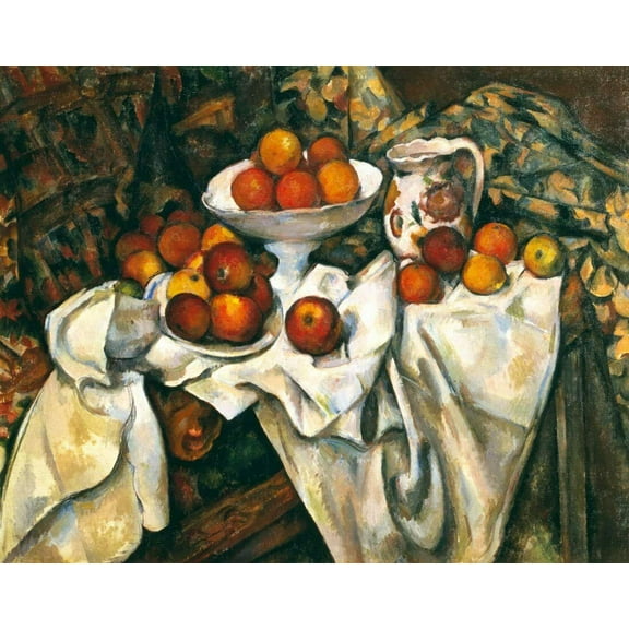 "Still Life With Apples, Paul Cezanne - CANVAS OR FINE PRINT WALL ART"