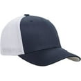 thumbnail image 5 of Flexfit 6511 Trucker Stretch Mesh Fitted Cap, Navy/White, XX-Large, 5 of 5