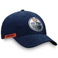thumbnail image 3 of Men's Fanatics Navy Edmonton Oilers Authentic Pro Locker Room 2-Tone Flex Hat, 3 of 4
