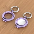 thumbnail image 4 of Funda de seguimiento con colgante para Apple Airtags, accesorios de seguimiento y localizador Diamante morado claro, 4 of 8