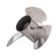 thumbnail image 1 of Hélice de acero inoxidable, hélice fueraborda de 3 palas, hélice fueraborda para barco, reemplazo de hélice, tecnología innovadora, 1 of 9