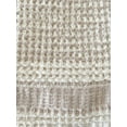 thumbnail image 5 of Waffle Striped Turkish Cotton Bath Towel Dark Navy, 5 of 12